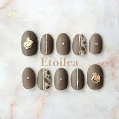 秋ネイル ネイルチップ