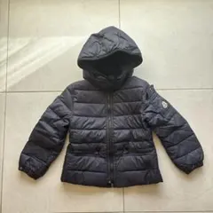 モンクレール フード付き キッズダウンネイビー