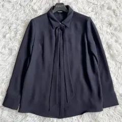 【近年モデル】 セオリーリュクス シャツカラーボウタイブラウス 2way 美品