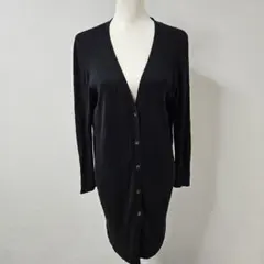 ユニクロ/UNIQLO メリノブレンド リブ Vネック ロング カーディガン