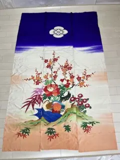加賀のれん　花嫁のれん　郷土　タカ　珍色あり　リメイク素材 加賀のれん 花嫁のれん 郷土 タカ 珍色あり リメイク素材