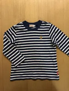 ミキハウス　長袖ボーダーTシャツ　90センチ