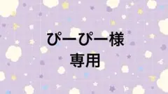 ぴーぴー様　専用