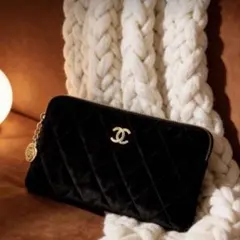 [新品]CHANELシャネル　メイクアップポーチノベルティ