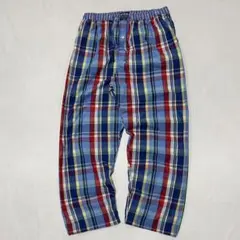 Ralph Lauren チェック イージー パジャマパンツ ドローコード 極太