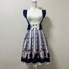 Amavel アマベル　ジャンパースカート　チョコレート　くま　スカート　夏のサムネイル