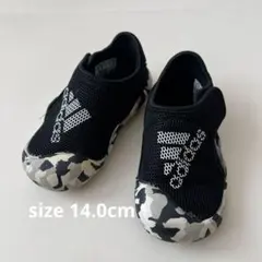 adidas ベビーサンダル ブラック/カモフラージュ