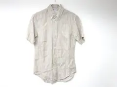 BROOKS BROTHERS BD ストライプ柄 S/S リネンシャツ