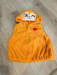 ドキンちゃん　仮装　ベスト　フード付き着ぐるみ 90cm