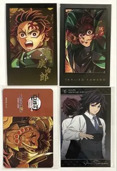 鬼滅の刃 ダイニング お楽しみくじ景品 チェキ風ブロマイド 竈門炭治郎 冨岡義勇