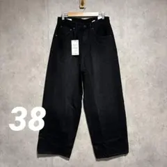 ZARA トグルボタン バレルフィットパンツ EU38 ファイヤーマンパンツ
