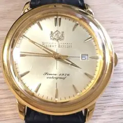 【稼働品】Orient Express ゴールド　ヴィンテージ　新品電池　メンズのサムネイル