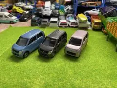トミカ　ミニカー　スズキ　ワゴンR まとめ売り　3台セット　軽自動車　新旧