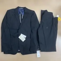 ブラック 黒 ストライプ スーツ セットアップ moda ritorno A6