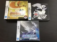 ホ*ー様 美品箱付_ポケットモンスター ハートゴールド/ブラック/ダイヤモンド