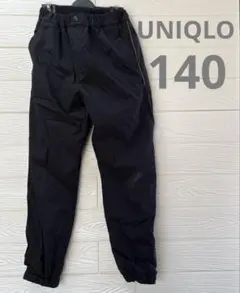 キッズシャカパン 防寒　ユニクロ　140 黒