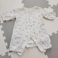 フリースロンパース 車柄　50-60