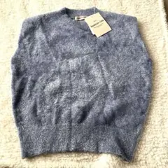 【新品】Apuweiser-riche ブルー ニットセーター サイズ2