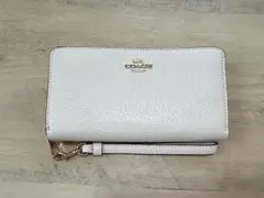 COACH ホワイト 長財布