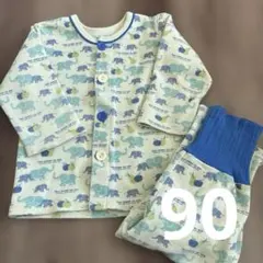 ベビー パジャマ 90cm 男の子　長袖　秋冬　腹巻き