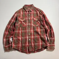 EDWIN エドウィン チェック ネルシャツ ヘビネル アメカジ 古着のサムネイル