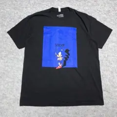 セガ　ソニック　SONIC THE HEDGEHOG Tシャツ 黒　ys81のサムネイル