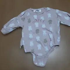 miffy うさぎ柄ロンパース 70