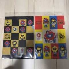 阪神タイガース ミャクミャク コラボクリアファイル 2枚セット EXPO2025