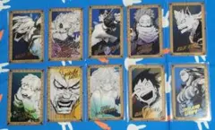 僕のヒーローアカデミア 原画展 箔押しクリアカード ナイトハイド 他10枚