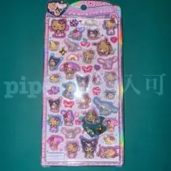 ②【日焼け】サンリオ キティ マイメロ クロミ シナモン うるちゅるポップシール