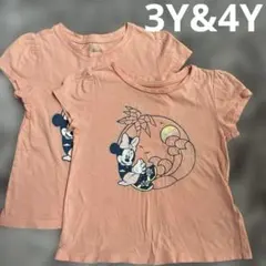 BabyGAP 90 100 ミニー　Tシャツ　2枚セット　まとめ　ディズニー