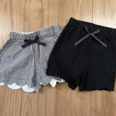 女の子100cm ショートパンツ2点