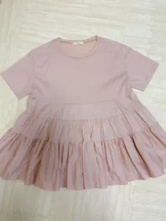 美品 yori ヨリ ランダムティアードハーフスリーブ - メルカリ