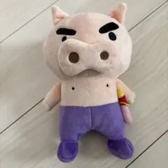 クレヨンしんちゃん ぶりぶりざえもん カラビナ付き ぬいぐるみポーチ