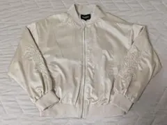 最終値下げ！Doublefocus 刺繍入りジャケットL ピンクベージュ 美品春