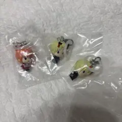 【即発送】銀魂 めじるしアクセサリー 神楽(百華姿)1個&月詠2個 計3個セット