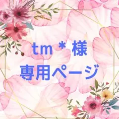 tm * 様 専用ページ(仮)