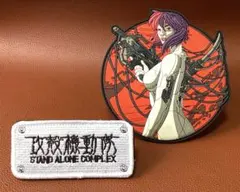 攻殻機動隊 デカ PVC素子 ワッペン ベルクロパッチのサムネイル