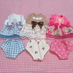 メルちゃん ハンドメイド ワンピース パンツ ドレス