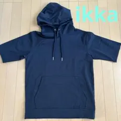ikka 【接触冷感／抗菌防臭】5分袖 セイケツカイテキパーカー　メンズのサムネイル