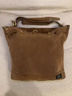PORTER × 5525gallery ショルダーバッグ スエード ブラウン