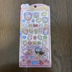 うるちゅるポップシール　フワフワらびちゃん