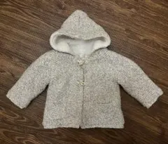美品　ZARA BABY ザラベビー フード付きダッフルコート　80サイズ