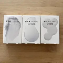 BULK HOMME 洗顔 化粧水 乳液 3点セットのサムネイル
