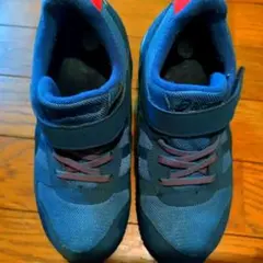asicsアシックス キッズスニーカー 21.5cm ネイビー