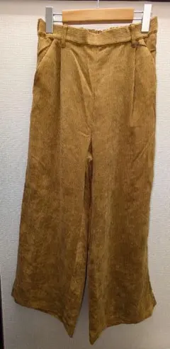 Lil nina　コーデュロイ ワイドパンツ
