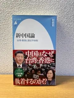 【即購入OK】新中国論 台湾・香港と中国の関係 平凡社新書