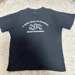 ブラック グラフィックTシャツ　 AIRWALK