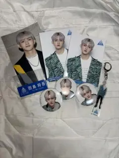 INI 田島将吾　 缶バッジ　ネームプレート　アクキー　ポストカード