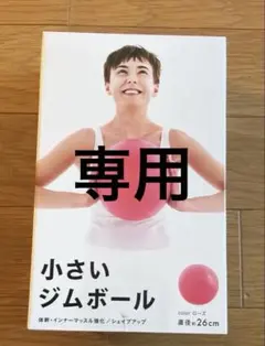 小さいジムボール ローズ 直径約26cmのサムネイル